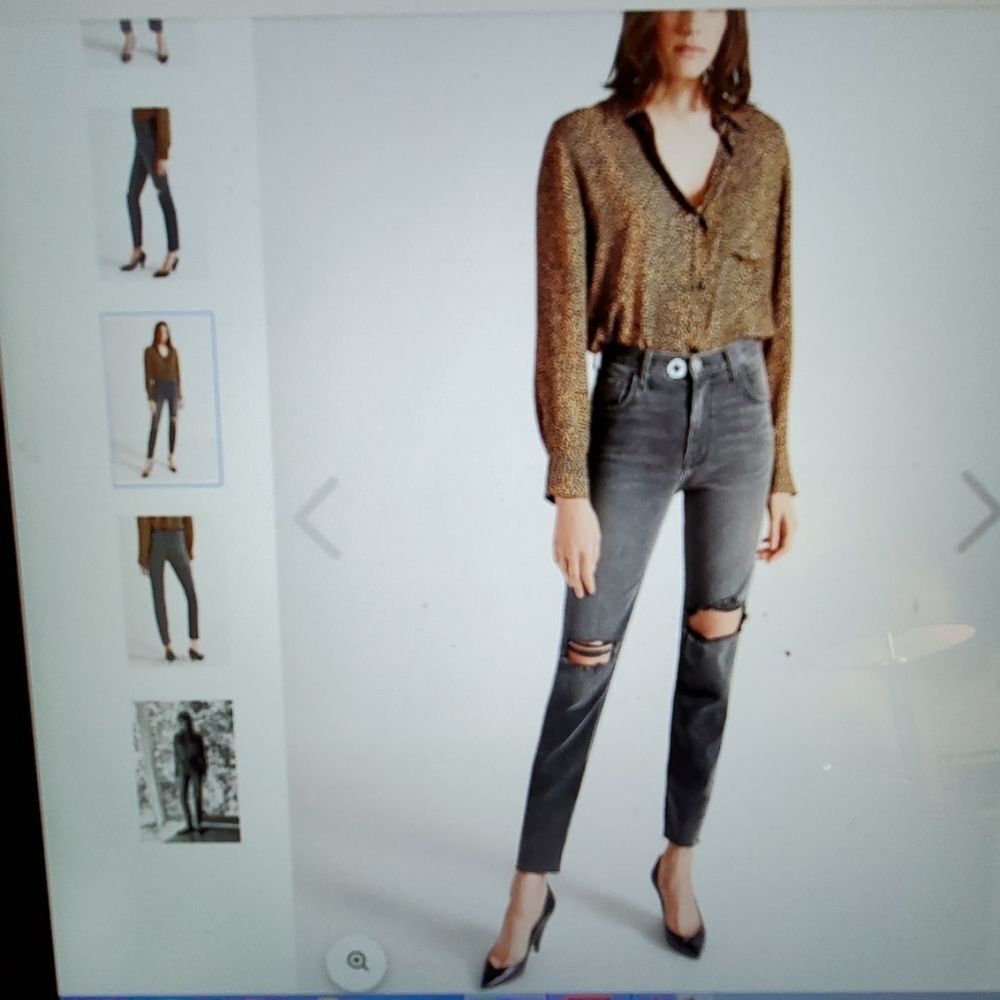 Gray Current/Elliott The Stovepipe Jean Size 25, New With Tags!